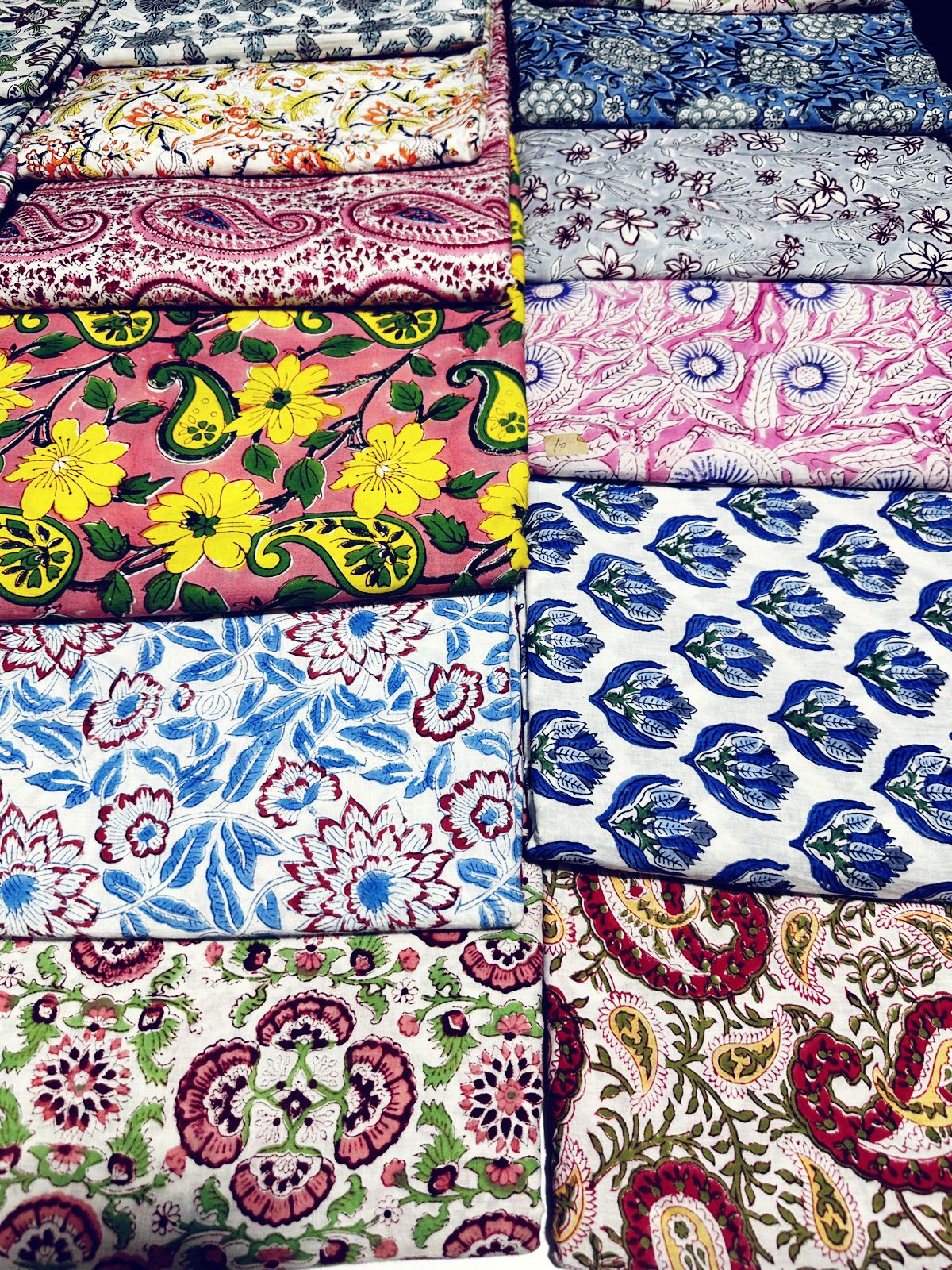 Hand Block Printed Cotton Fabrics
